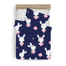Lenjerie de pat pentru copii Bunny Ballerina