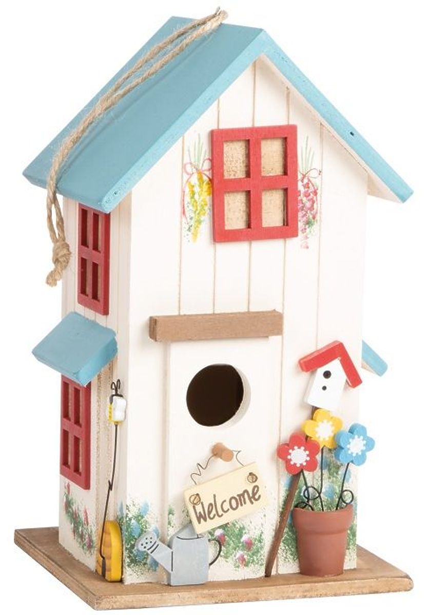 Birdhouse - hrănitor decorativ colorat pentru păsări