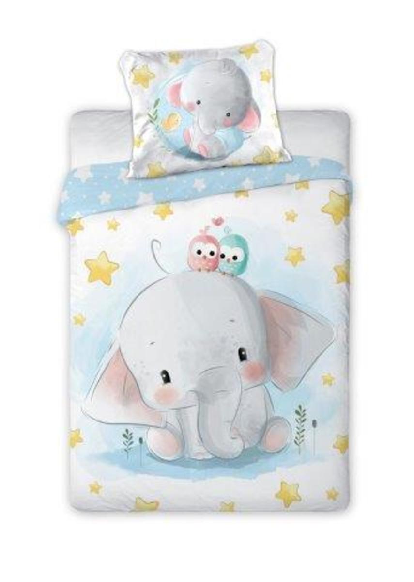 Scottish Conscious unconditional Lenjerie de pat copii 135x100 + 60x40 cm Elefant cu stele - banaby.ro Scottish Conscious unconditional Lenjerie de pat copii 135x100 + 60x40 cm Elefant cu stele - banaby.ro