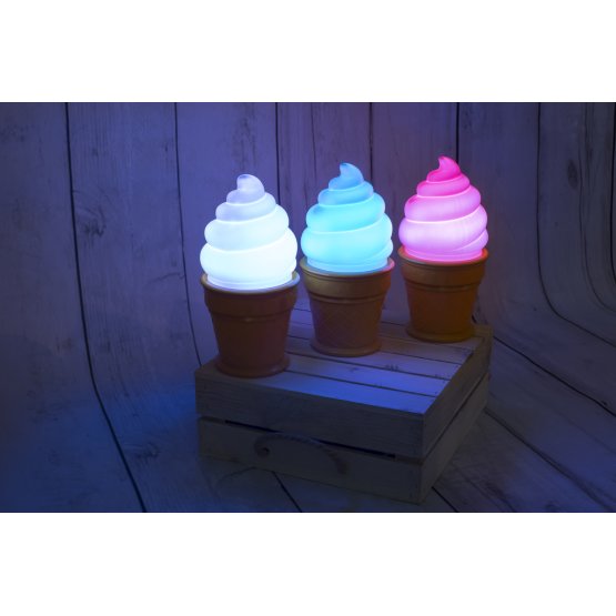 Lampă LED pentru copii în formă de înghețată-diferite culori