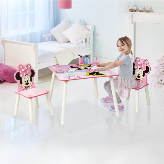Masa pentru copii cu scaune Minnie Mouse
