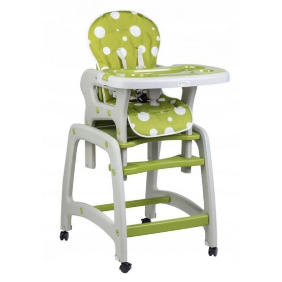 copii mese scaun mic 3v1 - verde
