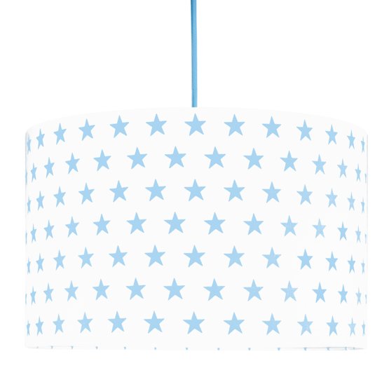 textil agățat lampă stele - albastru