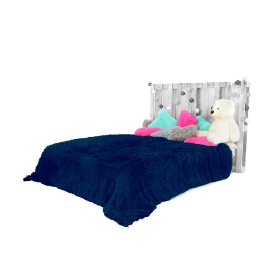 Pătură de pat ELMO – albastru închis