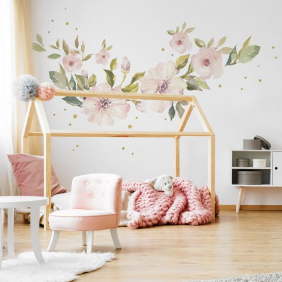 Autocolant de perete DEKORNIK – model cu magnolii