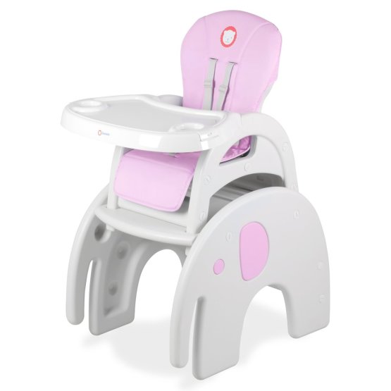 Scaun-măsuță mic pentru copii – LIONELO ELI roz