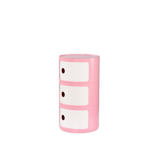 Container și masă de scris ALF roz