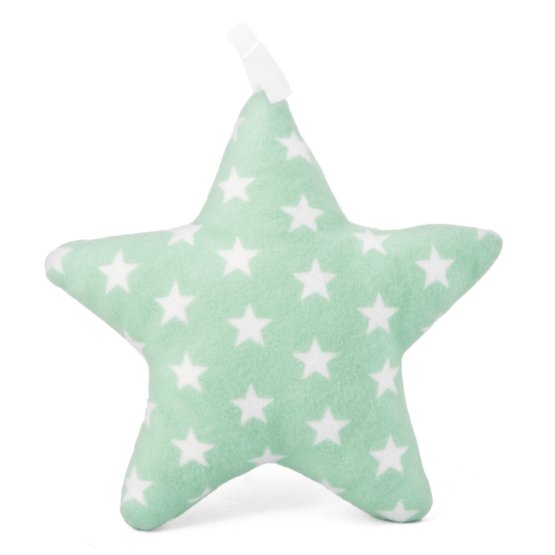 Stea decorativă suspendată – model cu steluțe verde-mentă
