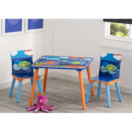 Masă cu scaune pentru copii – model OCEAN