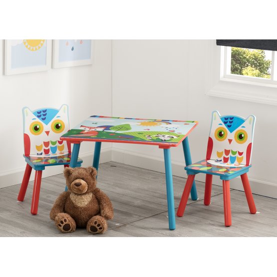 copilăresc masă cu scaune Pădure creaturilor