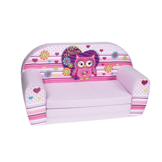 Canapea pentru copii Bufniță - violet