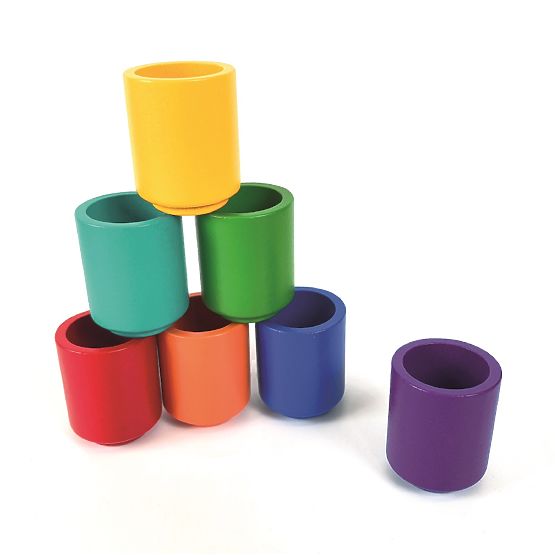 2Kids Toys Bile și cupe curcubeu 7 culori