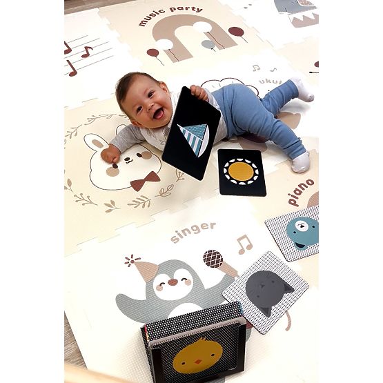 2Kids Toys Covoraș de joacă Petrecerea Animalelor 9 piese