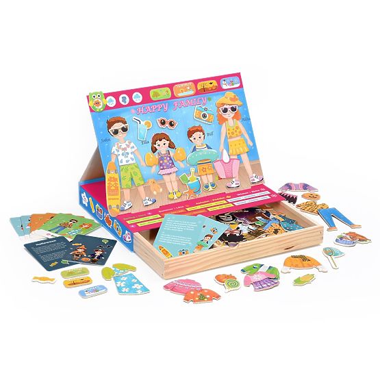2Kids Toys Îmbrăcăminte Magnetică Familie
