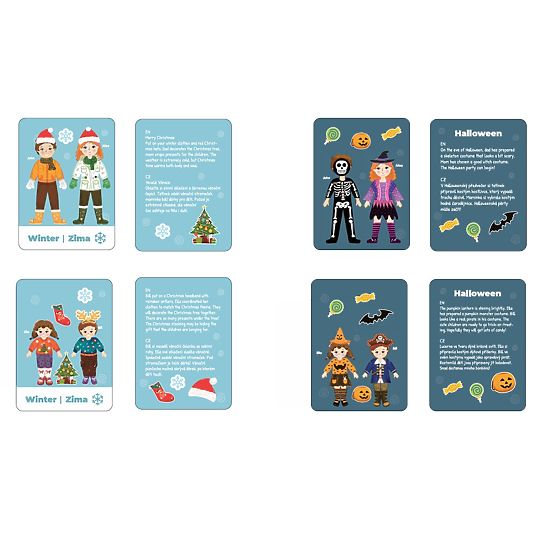 2Kids Toys Îmbrăcăminte Magnetică Familie