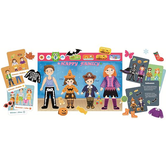 2Kids Toys Îmbrăcăminte Magnetică Familie
