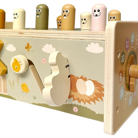 2Kids Toys Jucărie Multifuncțională de Ciocănit Fermă