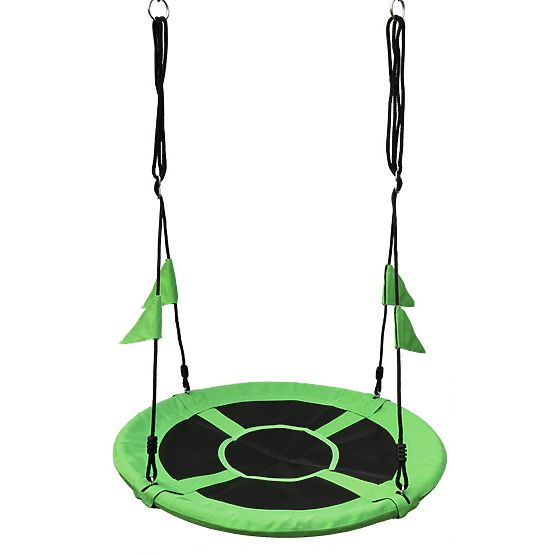 2Kids Toys Leagăn Cuib de Barză cu Steaguri Verde