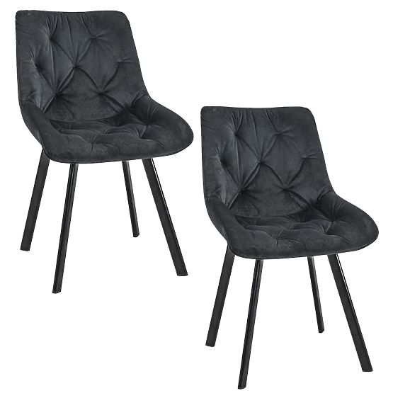 2x SCĂUNE SJ.33 NEGRE