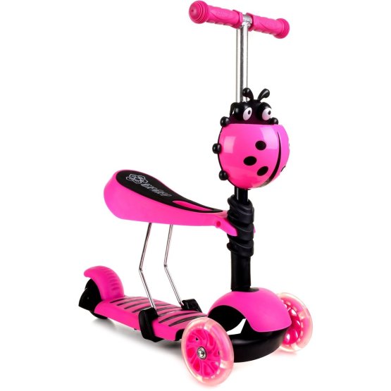 copii pushbike și scuter Ladybird - roz