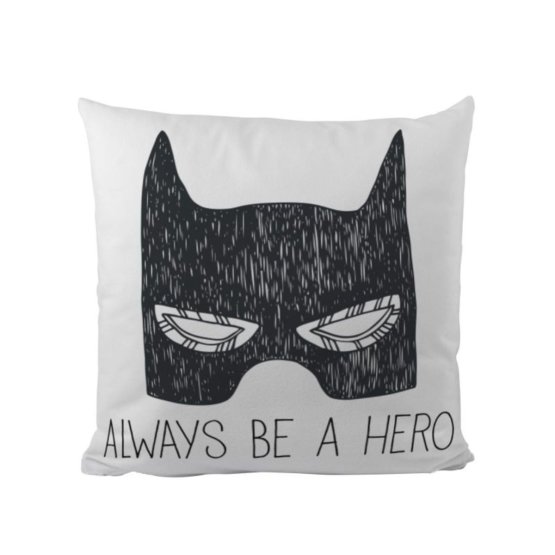 Domnul. Little Fox Batman Pillow - Fii întotdeauna un erou