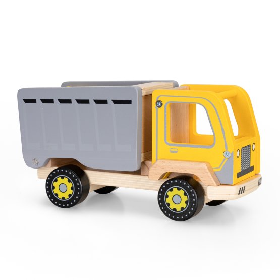 Camion de gunoi din lemn EcoToys