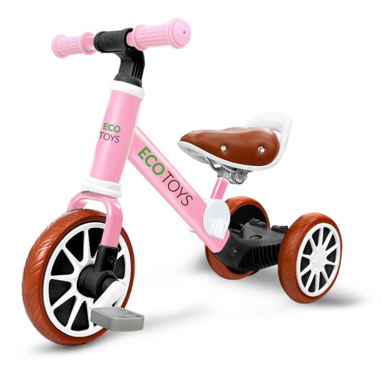 Bicicleta pentru copii Ellie 3in1 - roz