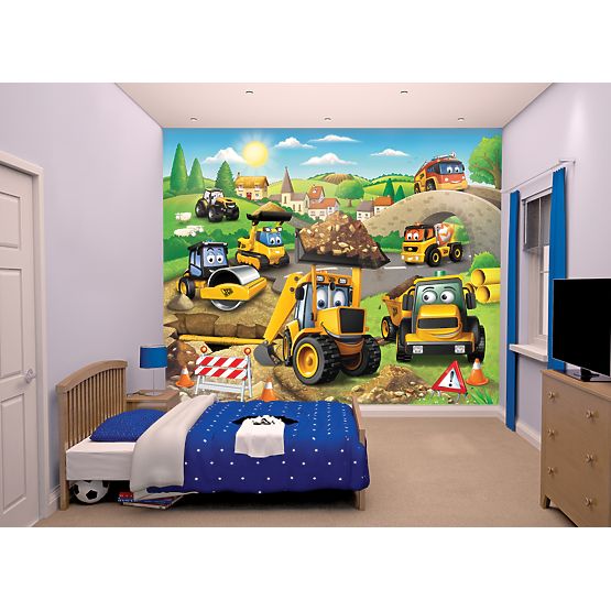 3D tapet meu în primul rând JCB II