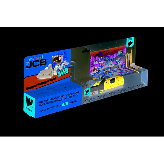 3D tapet meu în primul rând JCB II