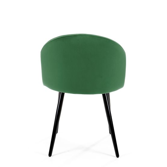 4x Scaune Tapițate din Catifea SJ.077 Verde Sticlă