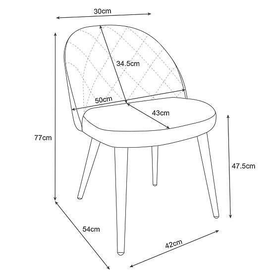 4x Scaune Tapițate din Catifea SJ.077 Verde Sticlă