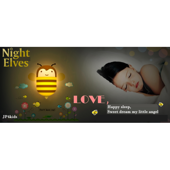 copii noapte LED-uri lampička - albină