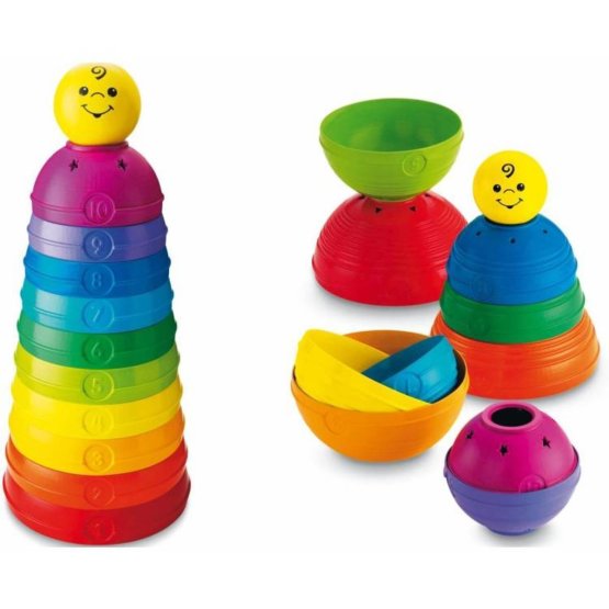 Set cupe Fisher Price Stack & Roll 