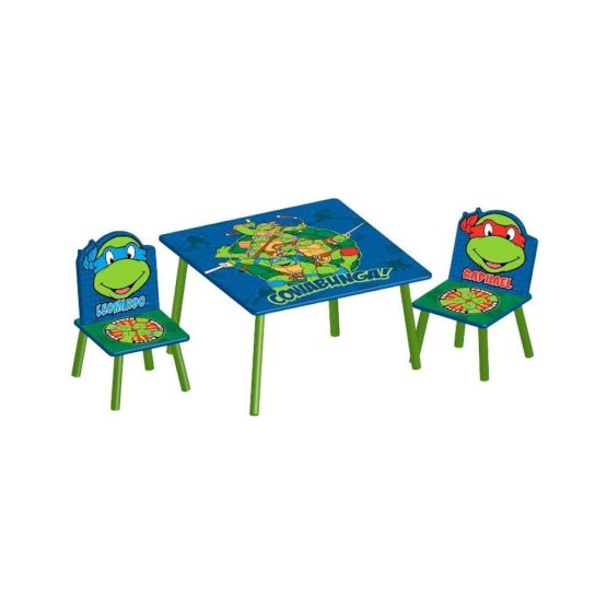 copilăresc masă cu scaune broască țestoasă Ninja
