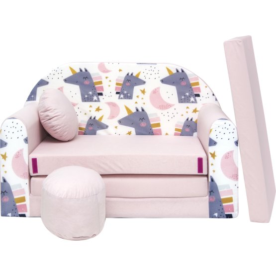 Canapea pentru copii unicornul Magic
