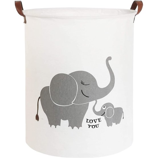 Coș pentru jucării elefanți