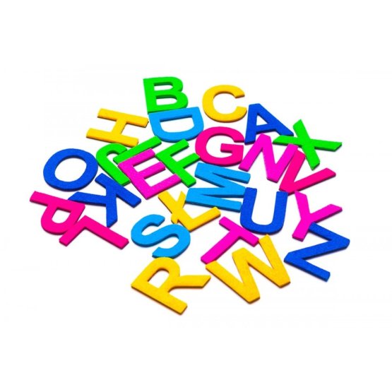 magnetic alfabet pâslă - mare scrisori