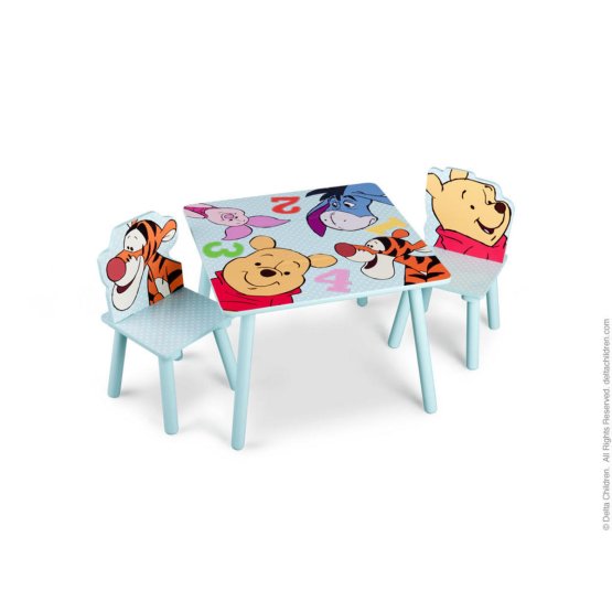 copilăresc masă cu scaune ursuleț bah