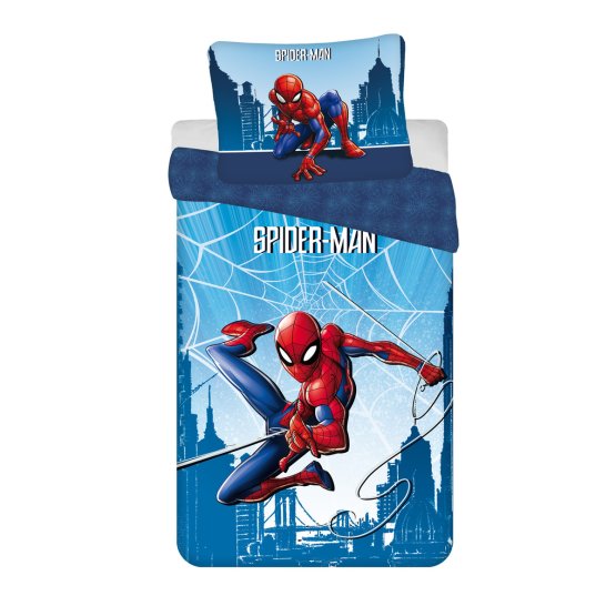 Lenjerie de pat Spiderman 140 x 200 cm + 70 x 90 cm