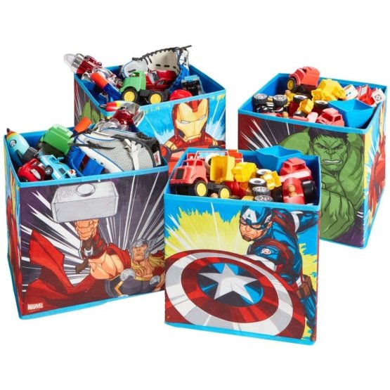 Patru cutii de depozitare - Avengers