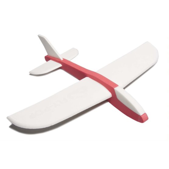 Avion de aruncare FLY-POP - roșu