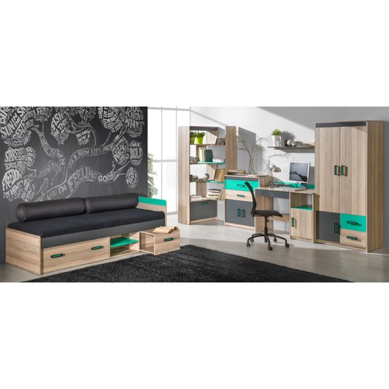 Set de mobilier pentru dormitorulcopiiloor-UNI J
