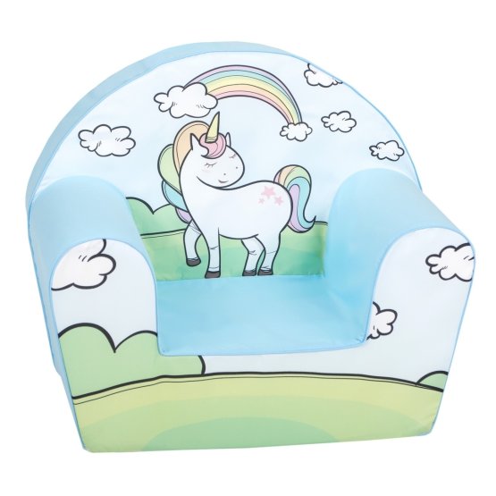 Scaun pentru copii Unicorn și curcubeu