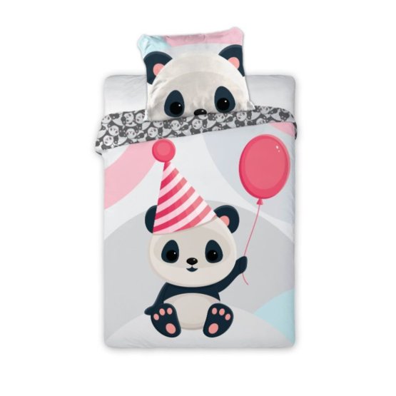 Lenjerie de pat și balon pentru copii Panda