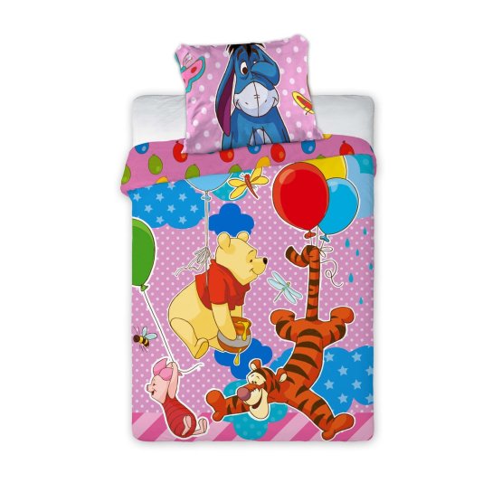 Lenjerie de pat pentru copii cu tema lui Winnie the Pooh 056