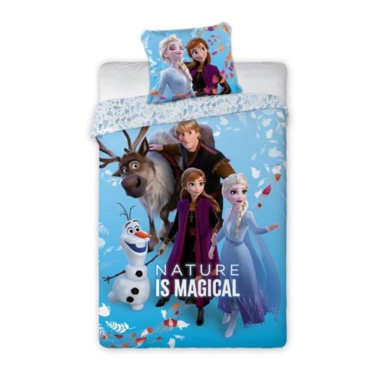 Lenjerie de pat pentru copii Frozen 2 - Natura este magică
