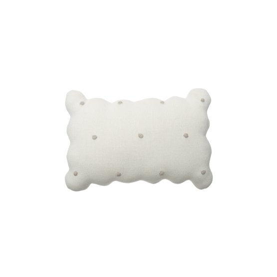 Perna decorativa tricotata Biscuit - Ivory