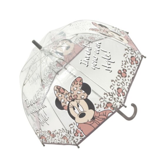 copilăresc transparent umbrelă Minnie Mouse - gri