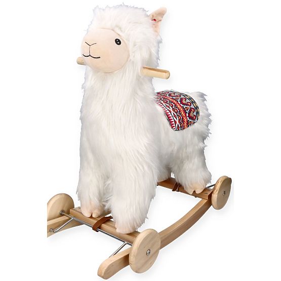 Alpaca pe cal balansoar cu roți
