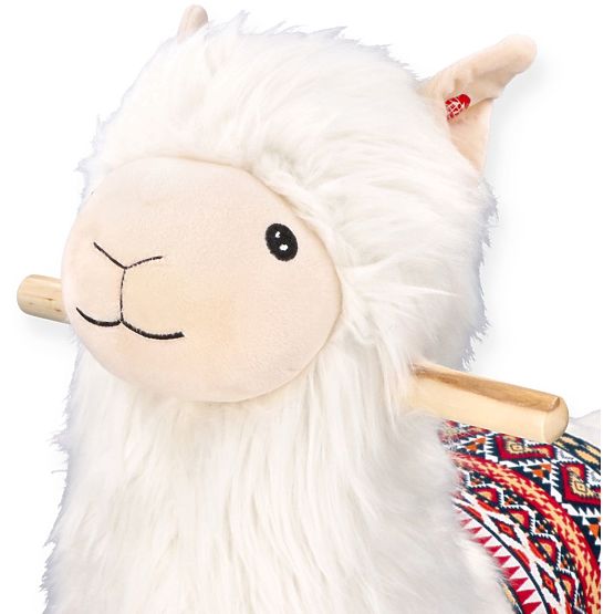 Alpaca pe cal balansoar cu roți
